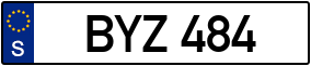 Truck License Plate